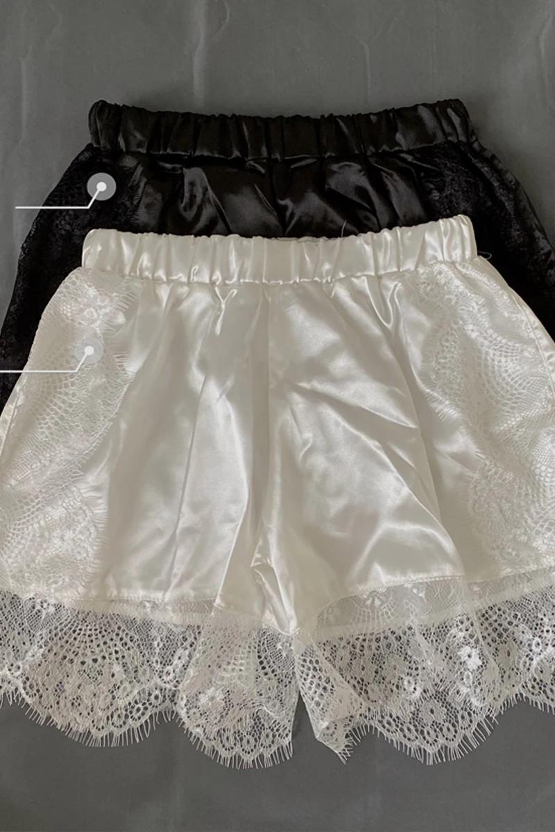 

Sannian Women Short Bottoming Pants Women External Wear Spring And Autumn 2021 New Lace Safety Pants Thin Section Of Short Pants