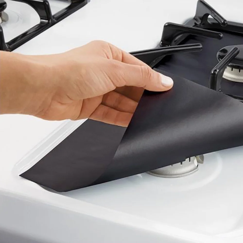 4 шт. многоразовая Защитная крышка для газовой плиты | Дом и сад