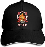 fire de mon ra men sandwich cap unisex classic baseball cap adjustable caps
