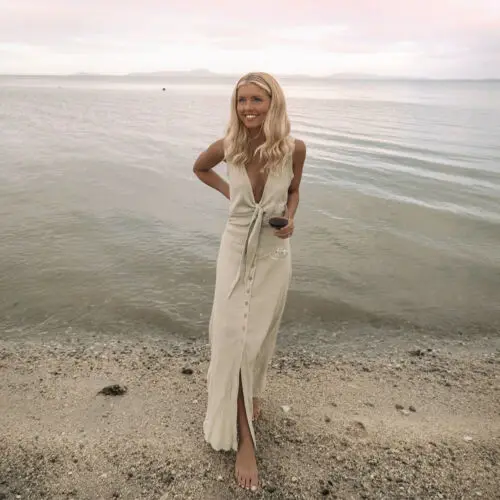 HIRIGIN летнее Сексуальное Женское винтажное платье с глубоким V-образным вырезом