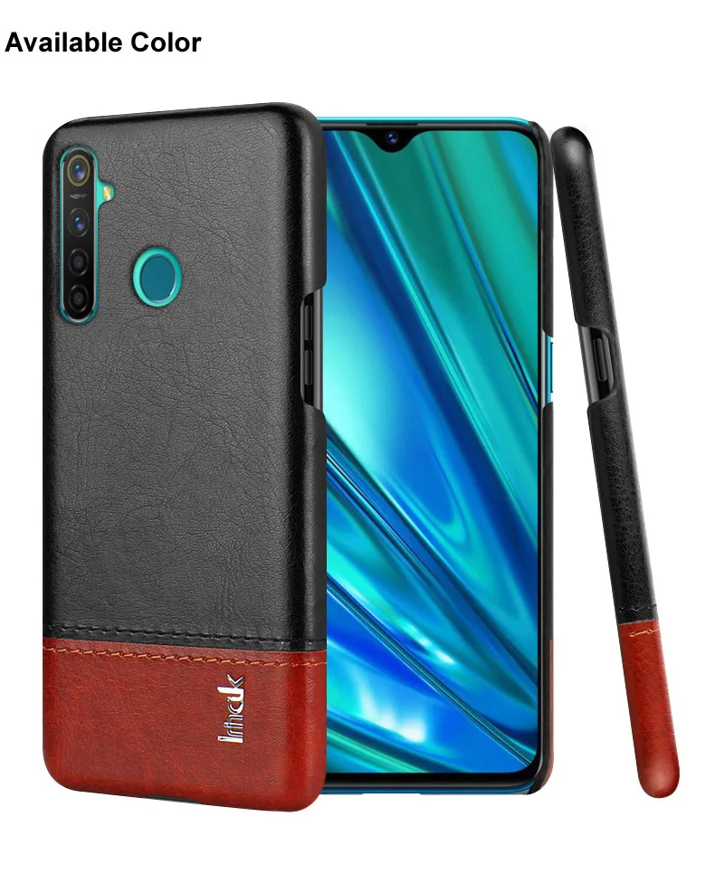 Realme 5Pro защитный чехол iMAK лаконичная кожа для Funda Oppo Realme 5 Pro чехол задняя крышка Realme5 Pro Real Me Роскошный чехол