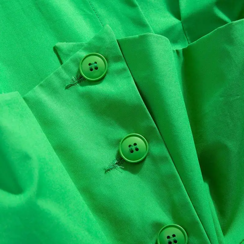 Getвесеннее женское платье однобортное с длинным рукавом платье-рубашка