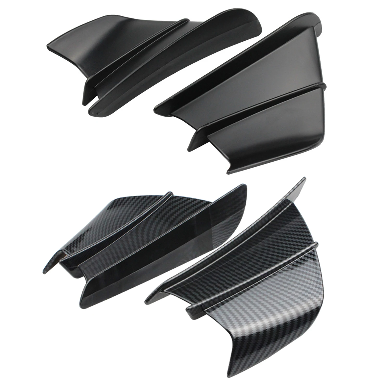 

Motorcycle Winglet Side Spoiler Wind Flow Fixing Wing Front Fairing Pneumatic Lip Cover For S1000RR V4 H2 ZX-10R R1 R6 CBR1000RR