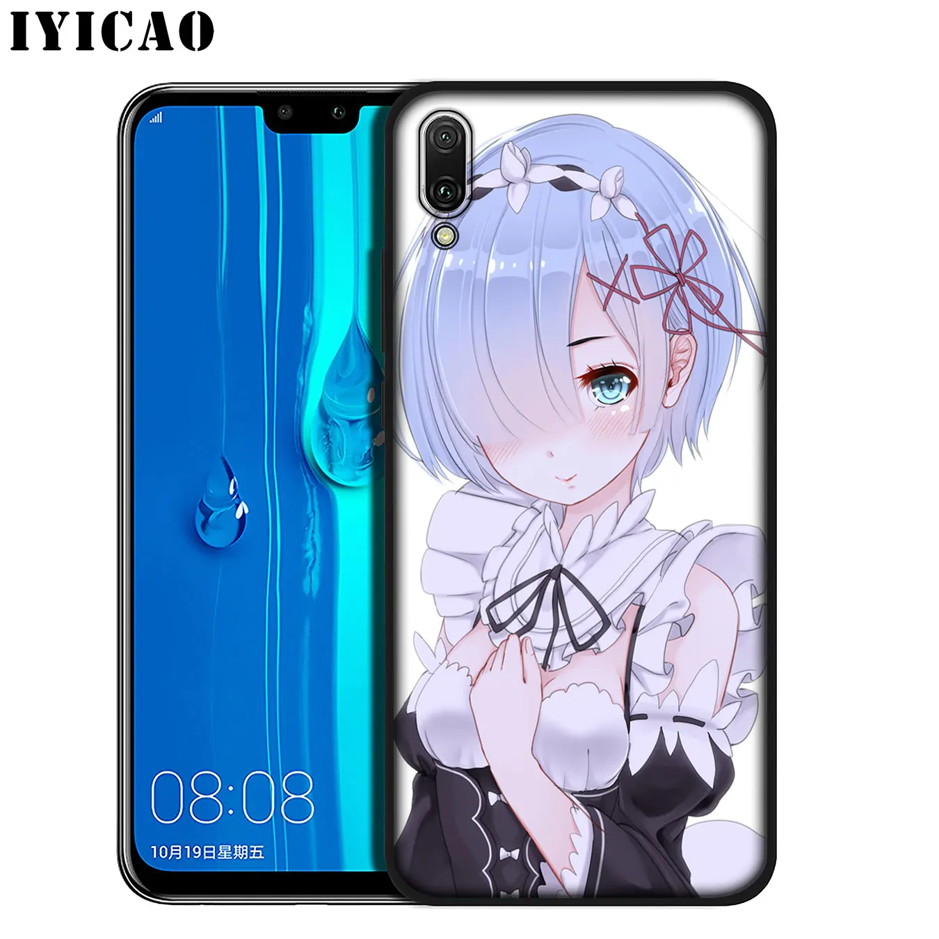 IYICAO аниме Rem Re Zero emilia Мягкий силиконовый чехол для телефона Huawei Mate 30 20 10 Pro Nova 5i 4 3 3i