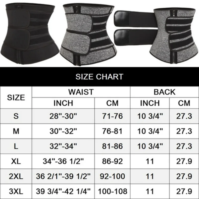 

2020 Waist Trainer Corset Sweat Belt For Women Weight Loss Compression Trimmer Workout Fitness Gym corset