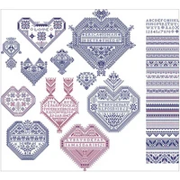 colorblock patterns counted cross stitch 11ct 14ct 18ct diy wholesale chinese cross stitch kits embroidery needlework sets
