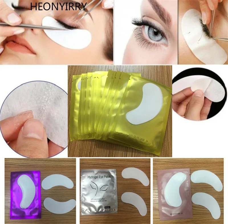 Pro 100 пар Одноразовые накладки для глаз ресниц бумажные под глазами накладные