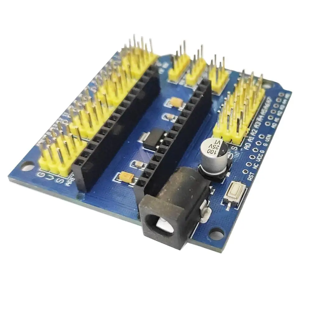 5 шт./лот NANO I/O IO датчик расширения щит модуль для Arduino UNO R3 Nano V3.0 контроллер совместимая плата IEC PWM интерфейс