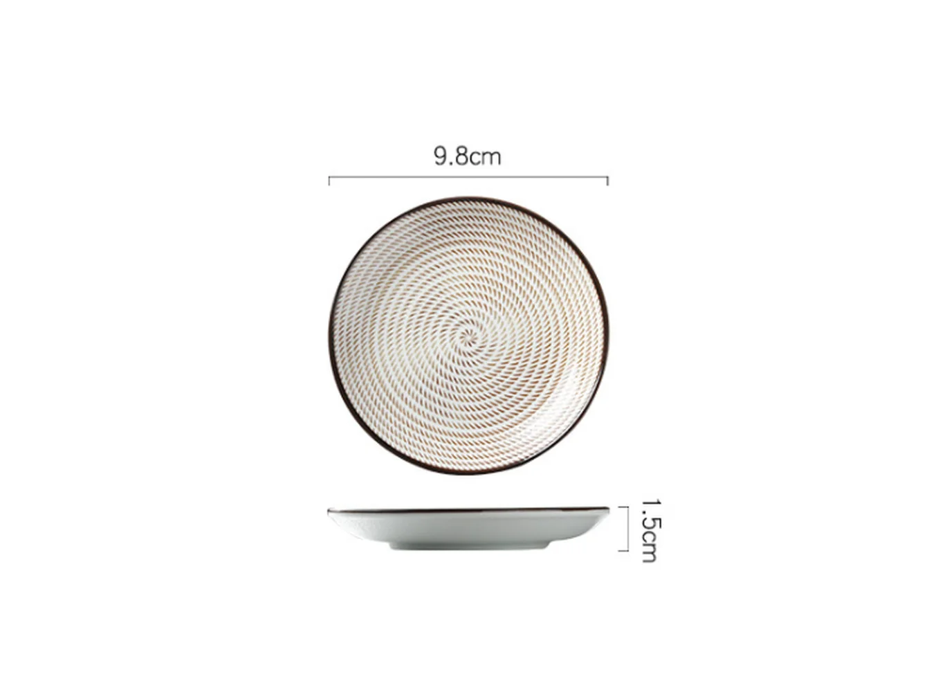 Японская столовая посуда в ретро стиле 9 8*1 5 см керамическое блюдо домашняя