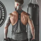 2021 без рукавов спортивный жилет для тренировок Мужская Беговая тренировочная летняя баскетбольная майка дышащая майка-борцовка