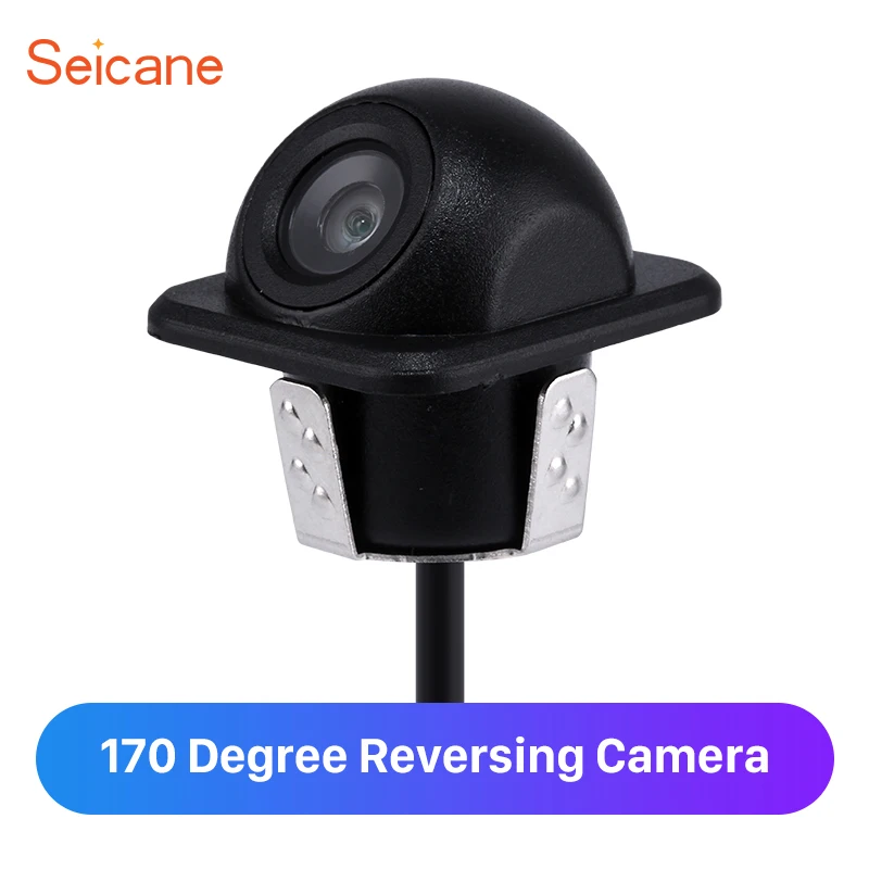 Камера заднего вида Seicane 170 градусов цветная CCD HD Автомобильное видео резервное