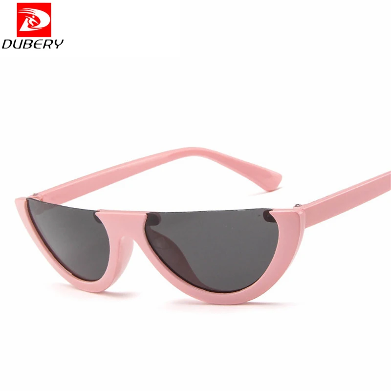 Dubery роскошный бренд 2019 полуоправы кошачий глаз солнцезащитные очки для женщин