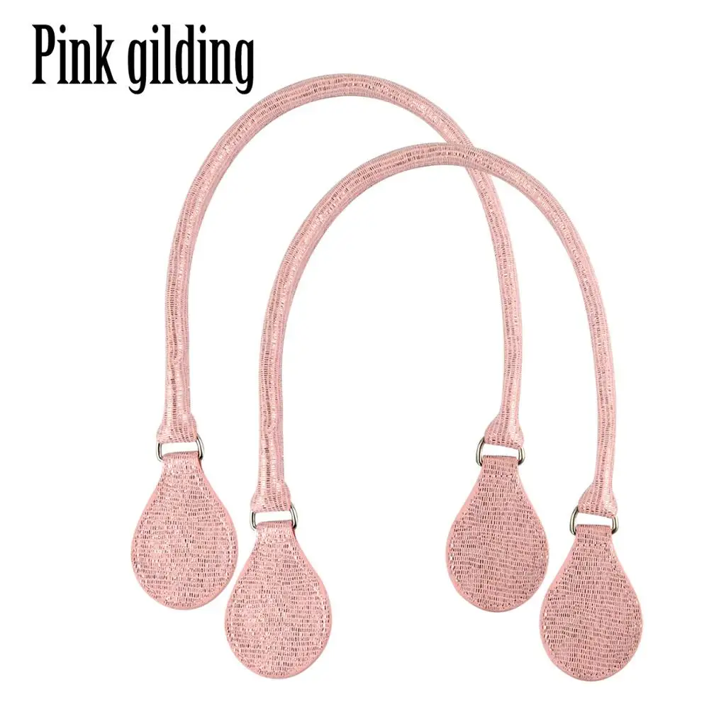pink gilding Huntfun кожаный лаконичный круглый ремень позолоченная ручка с d-образной пряжкой капли для города шик Obag корзина Классическая мини женская сумка O Bag - Цвет: pink gilding