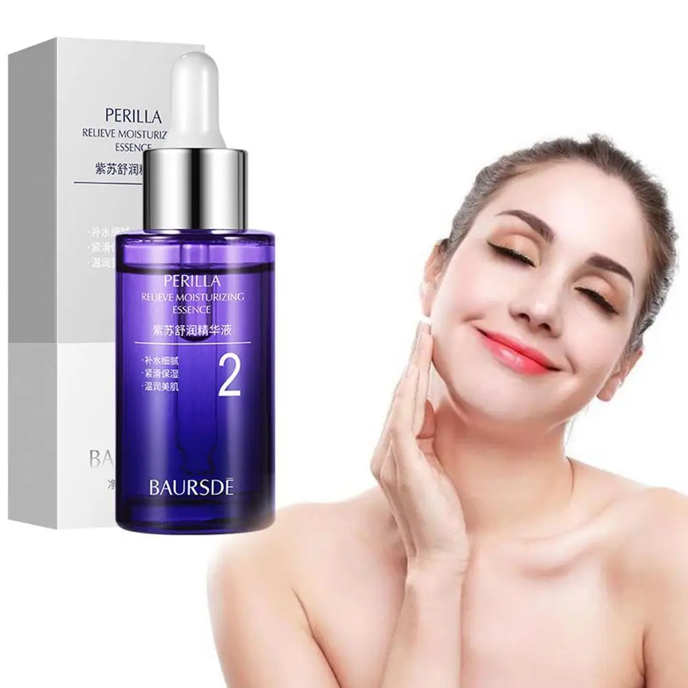 

40ml Perilla Hyaluronic Acid Face Serum Shrink Pores Hydration Deep Lifting Skin Remove Lasting Improve Essence Cle U7U7