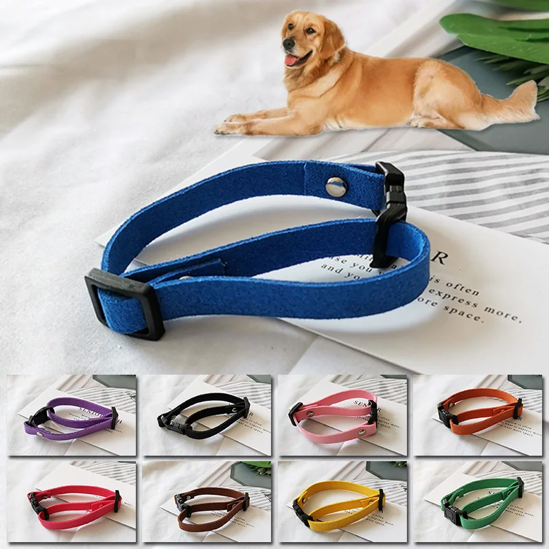 

Бархатный ошейник для домашних животных, регулируемый однотонный поводок для маленьких и средних собак, кошек размера Mulit, щенков, товары дл...