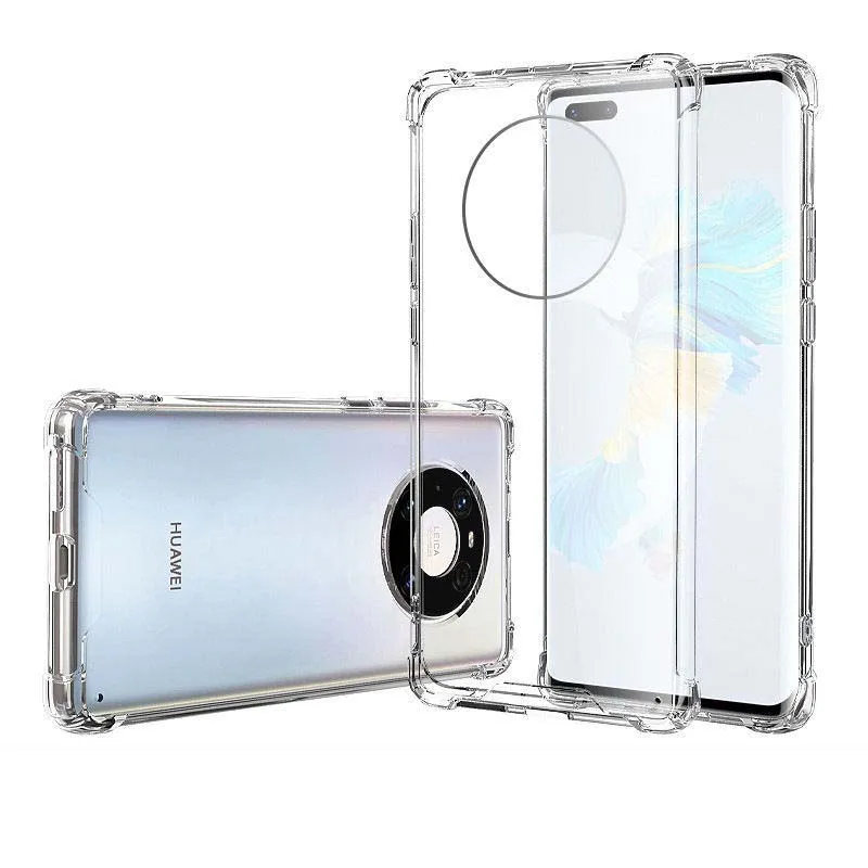 

For Huwei All-inclusive P9 10 20 30 40 Pro Shockproof mate Anti-drop lift mobile phone Case Plus Transparent Soft Silicone Cover
