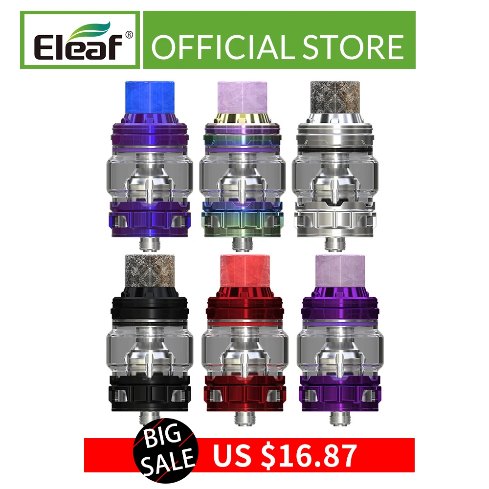 Оригинальный атомайзер Eleaf ELLO Duro 6 5 м/2 мл с HW-M 0.15 Ом/HW-N 0 2 Ом электронная сигарета |
