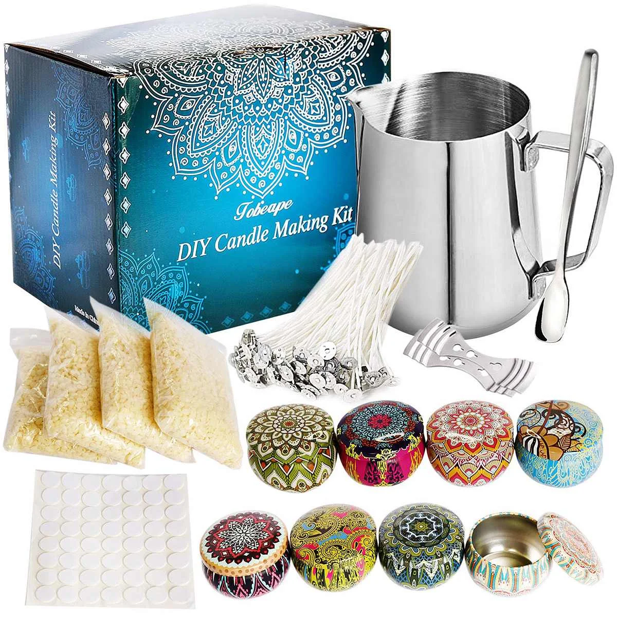 

67PCS DIY Candle Making Kit Candles With Scented Candle Jar Candle Making Tool Suitable For Beginner Candle Making,dropshipping