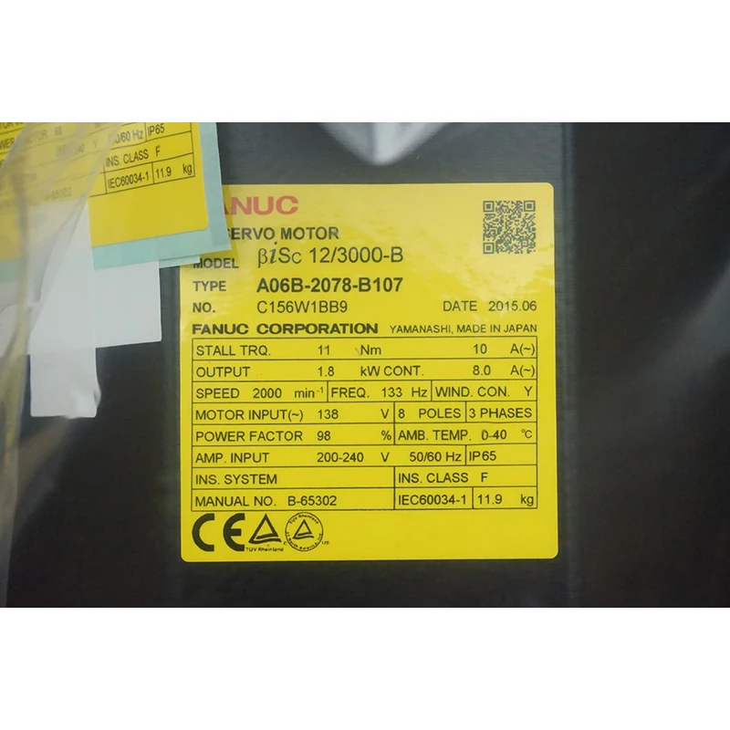 Fanuc сервопривод мотор AC A06B 2078 B107 новый оригинальный|fanuc servo motor|servo motor acmotor ac |