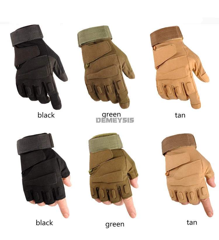 Тактические перчатки с полупальцами уличные военные тактические для пейнтбола