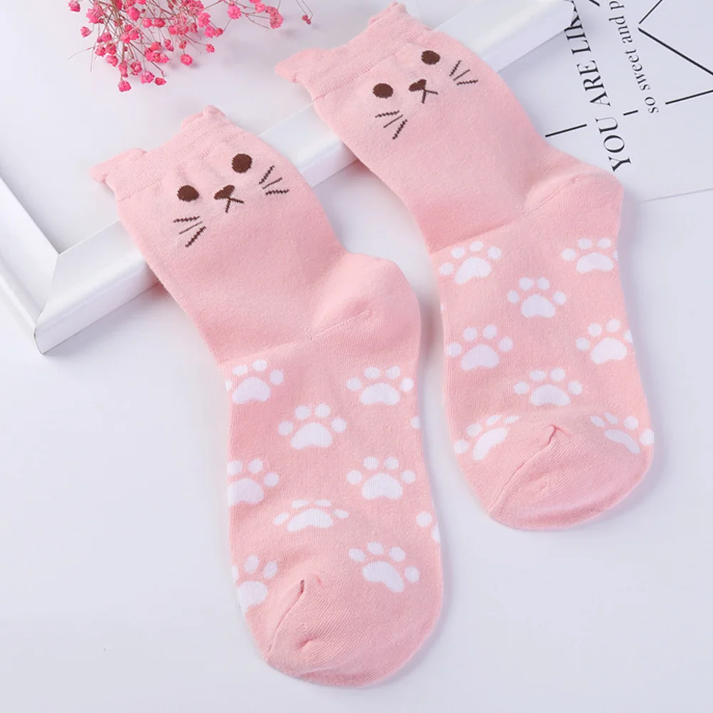 5 пар женские забавные носки хлопковые с кошками и животными новинка забавный