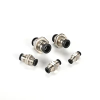 5pcs air pneumatic straight bulkhead union 10mm 8mm 6mm 4mm od hose tube one touch push into gas connector sus304 quick fitting