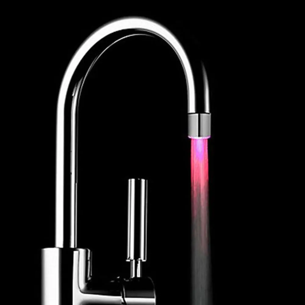 

High Quality Romantic 7 Color Change LED Light Shower Head Water Bath Home Bathroom Glow
