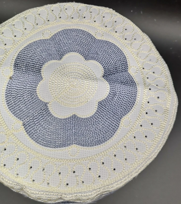 Мужские серые и белые мусульманские молитвенные шапки Yarmulke Еврейская Кипа для