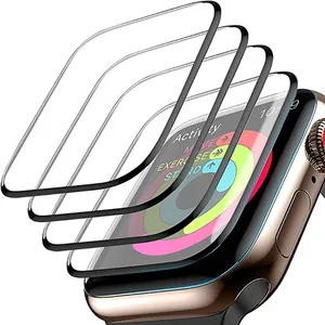 3D Водонепроницаемая Защита экрана для Apple Watch 38 мм 40 мм 42 мм 44 мм 41 мм 45 мм, не закаленная мягкая стеклянная пленка для IWatch 76543SE