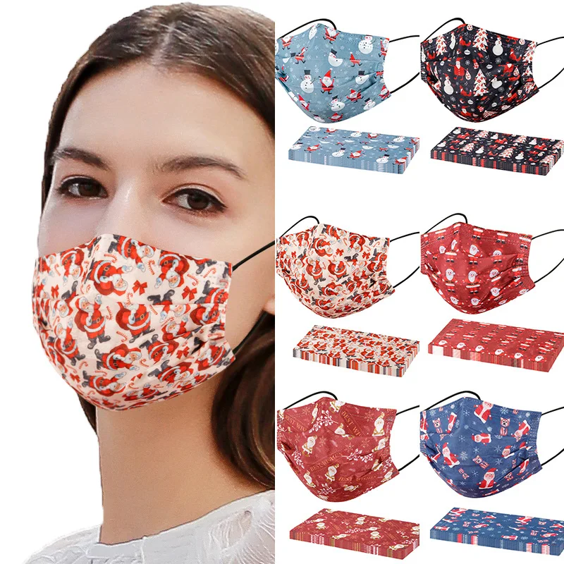 

10pc Adults Halloween Cosplay Mask Disposable Facemask Maseczka Masks Mascarillas Desechables Mascarilla Mondmaskers