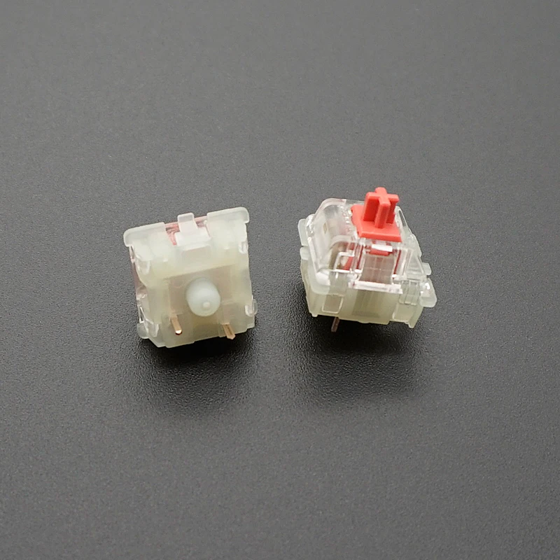 Оригинальные Cherry MX механическая клавиатура переключатель Скорость серебро silent