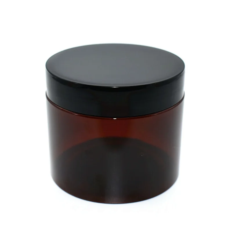 500 мл коричневая бутылка с широким горлышком и черной крышкой (без