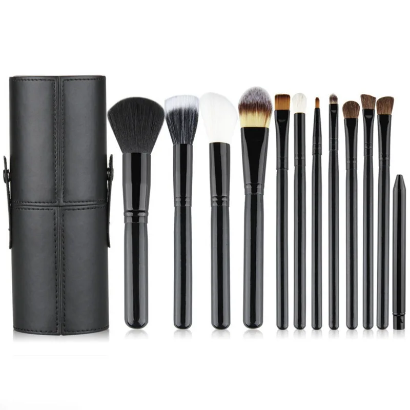 

Beauty tools wool makeup brush set cylinder animal hair makeup brush set