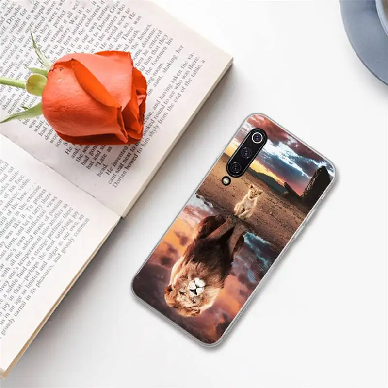 

Animal horror Lion King of the forest Phone Case For Xiaomi Redmi note 7 8 9 A t k30 max3 9 s 10 pro lite