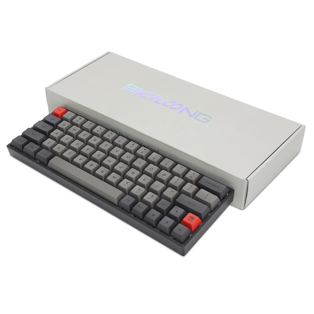 SK64S RGB Backlit Mechanical Gaming Keyboard 64Key NKRO bluetooth5.1 Type-C Dual-Mode PBT Keycap Gateron Optical Switch |