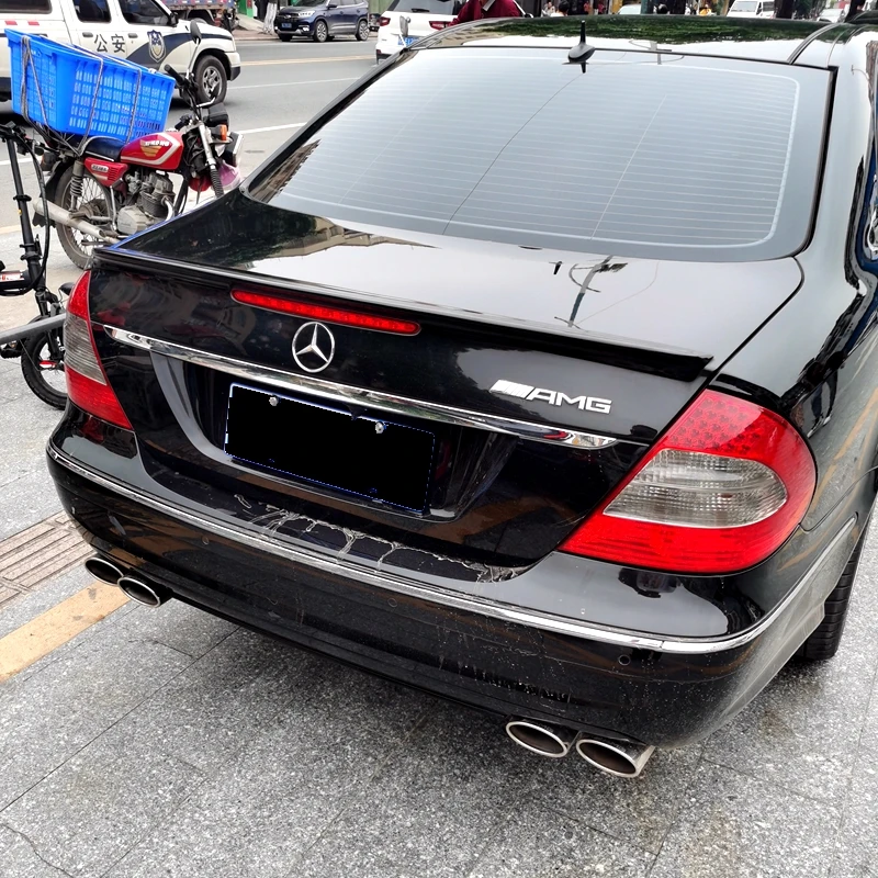 Спойлер заднего крыла автомобиля для Mercedes-Benz W211 E63 спойлер из АБС-пластика AMG