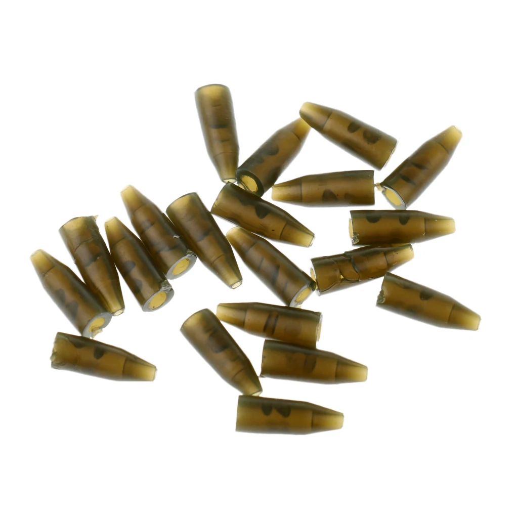 

20pcs Small Rubber Tip European Accessories Rubber Terminal Tackle Silicone Rubber Tip Fishing Tools