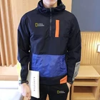 Мужская Уличная ветровка, тонкая куртка на молнии, весна-лето 2021