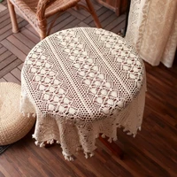 luxury tablecloth rectangular tablecloths dining retro hollow table cover decoration round tablecloth tafelkleed nappe noel e057
