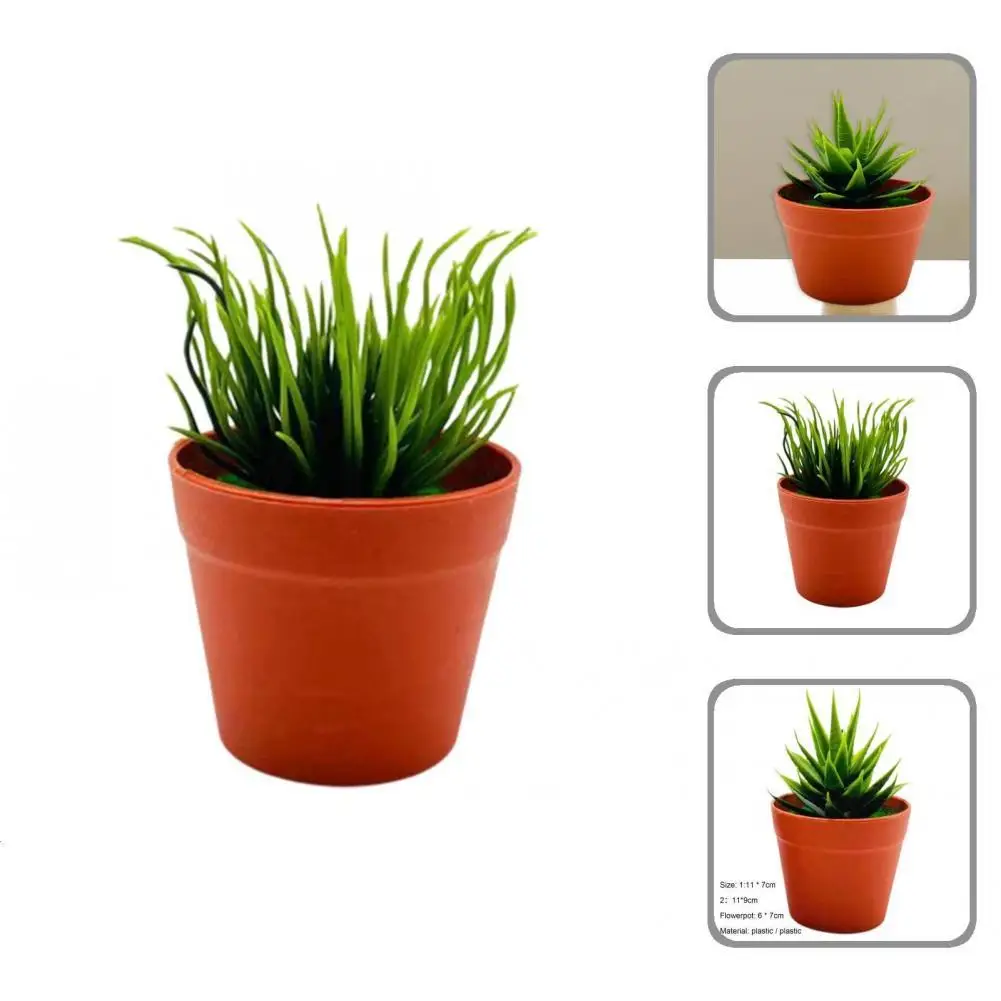

Long Lifespan Fancy Portable Charming Imitative Bonsai Green Artificial Plants No Withering Desktop Decor