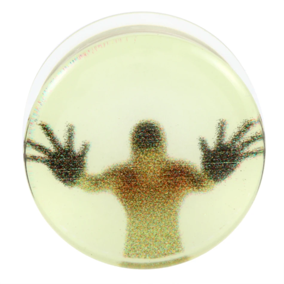 Туннели и заглушки для пирсинга акриловые эластичный туннель-расширитель