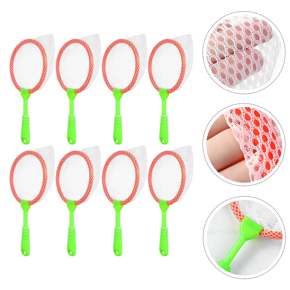 

8pcs Interesting Kid Fishing Nets Fish Catcher Butterflies Catching Nets