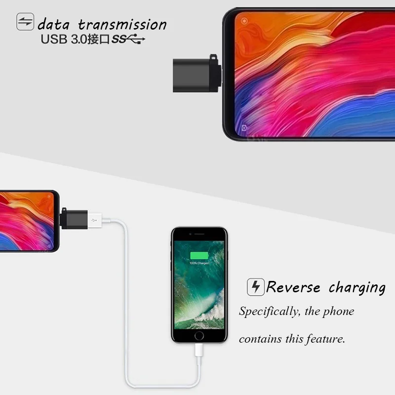 OTG type c usb C адаптер Micro 3 0 зарядка конвертер данных для Samsung Galaxy S8 s9 note 8 a5 2017 one plus