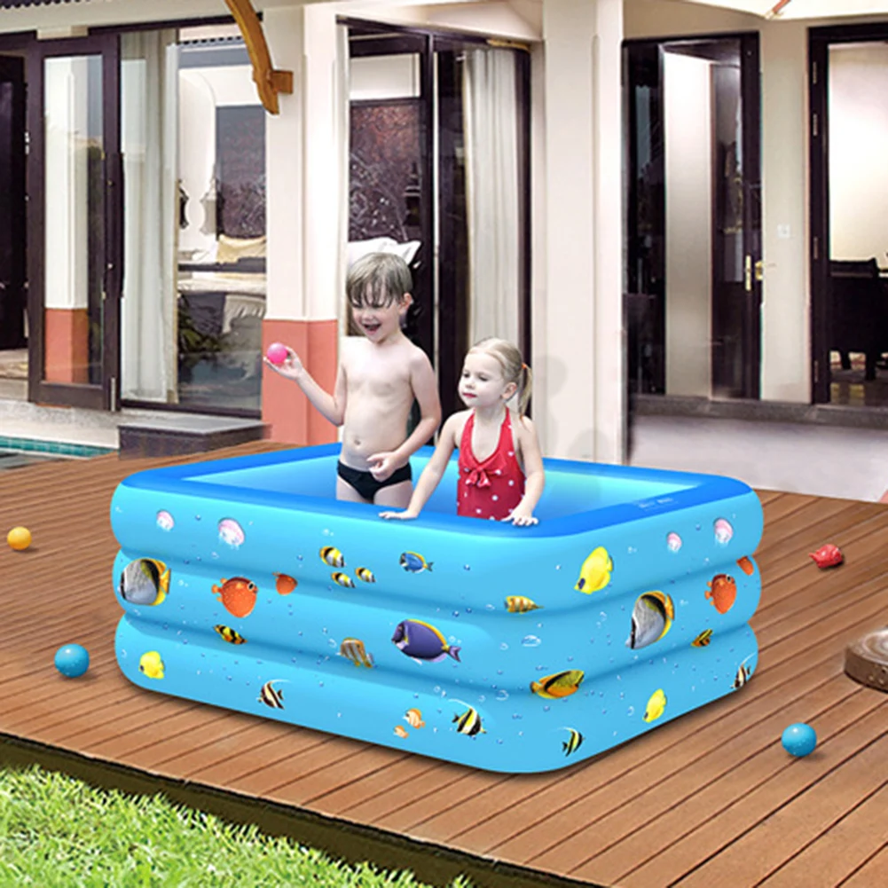 2/3 слоев рисунок чешуя надувные детские для малышей Swim ванна большой Размеры