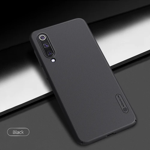 Для Xiaomi Mi 9 SE чехол для телефона NILLKIN матовый Жесткий PC матовый защитный чехол для Xiaomi Mi 9 SE чехол для телефона Fundas - Цвет: Черный