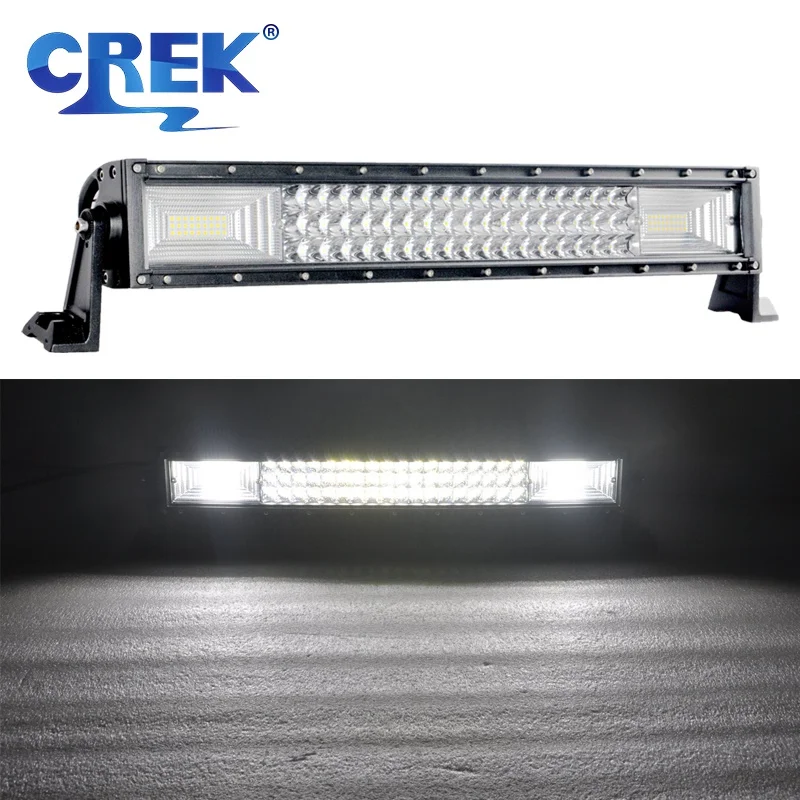 CREK 22 Большие размеры 34 42 50 &quotизогнутый ATV светодиодный светильник бар 12V 24V