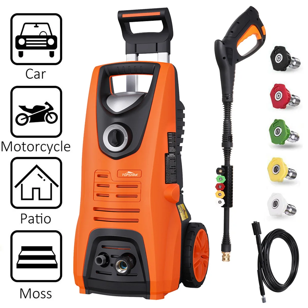 

2500Psi High Pressure Water Washer Gun Handheld Auto Spray Powerful Car Washer Gun Wash Machine Garden Water Jet Cleaning Tools