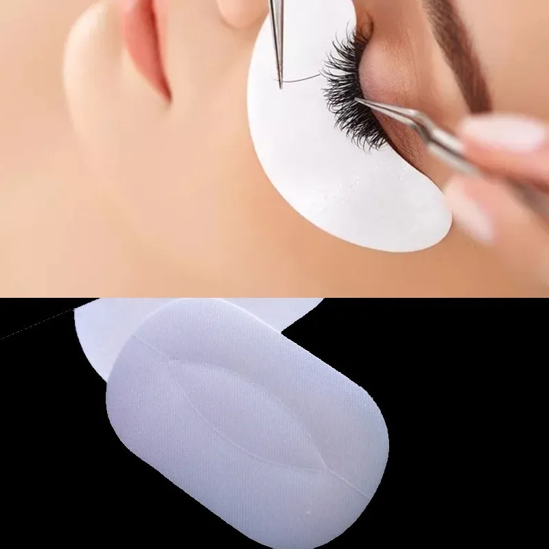 

50 Pairs Silk Lint Free Under Eye False Eyelashes Pads Makeup Tool Eyes Tips Sticker Wraps Patches For Eyelash Extension Remover