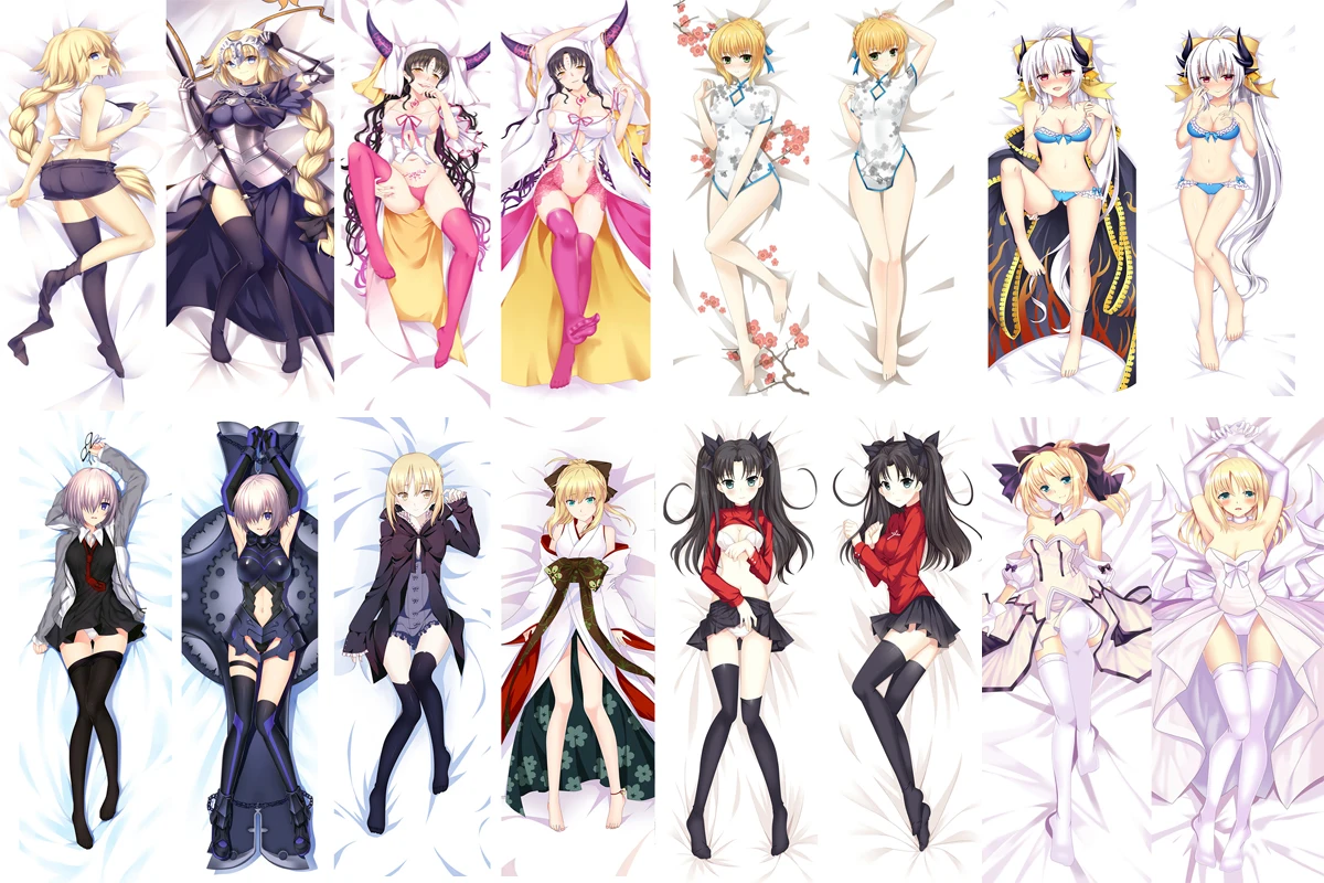 

Coscase Fate/Grand order Anime Hugging Body Pillowcase FGO Black saber Matthew Kyrielite Kiyohime Dakimakura Pillow Cover Case