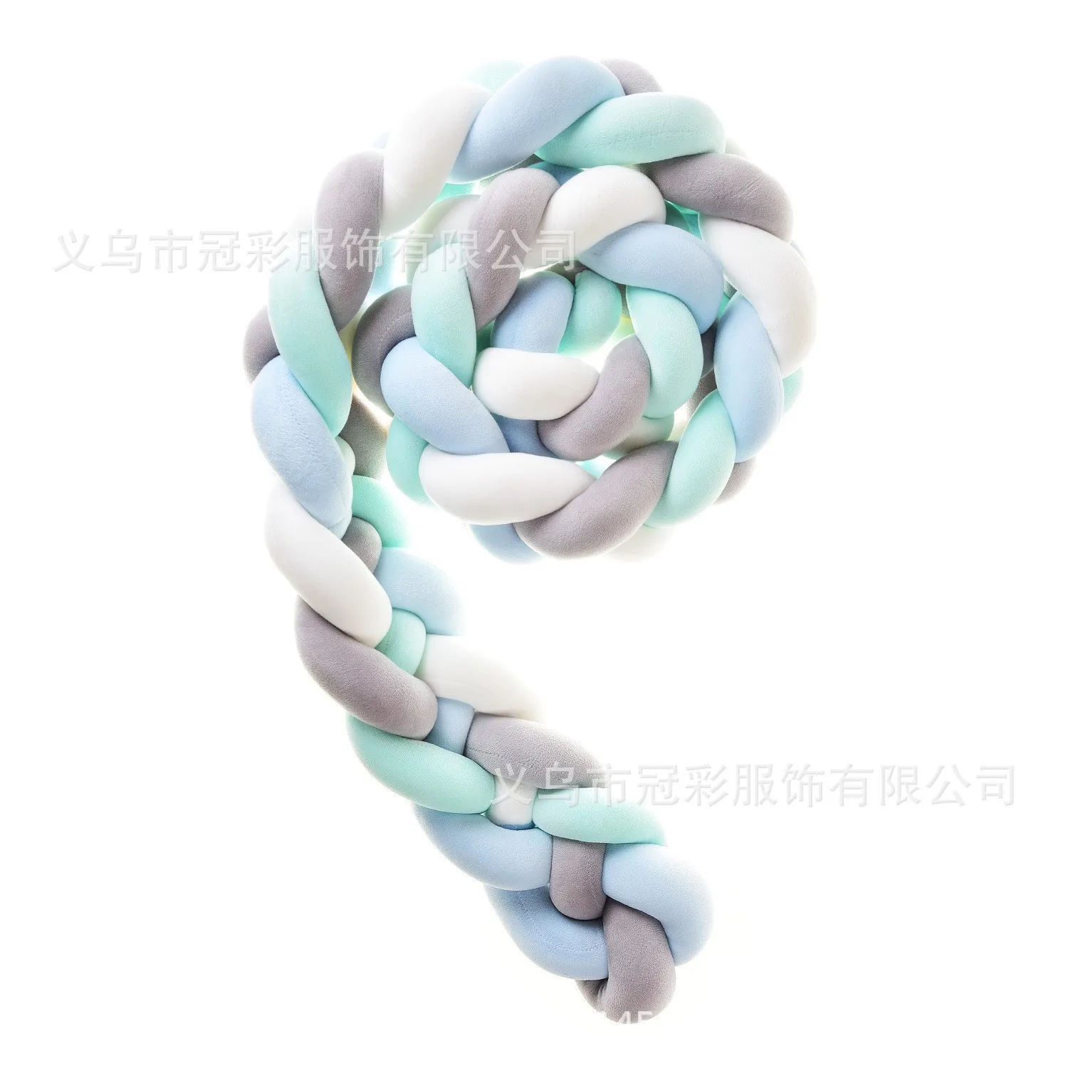

Ins Nordic Woven Long Knotted Ball Pillow Knot Ball Twist Braid Bed Surrounding Children's Room Anti-Collision Strip Crib Bumper